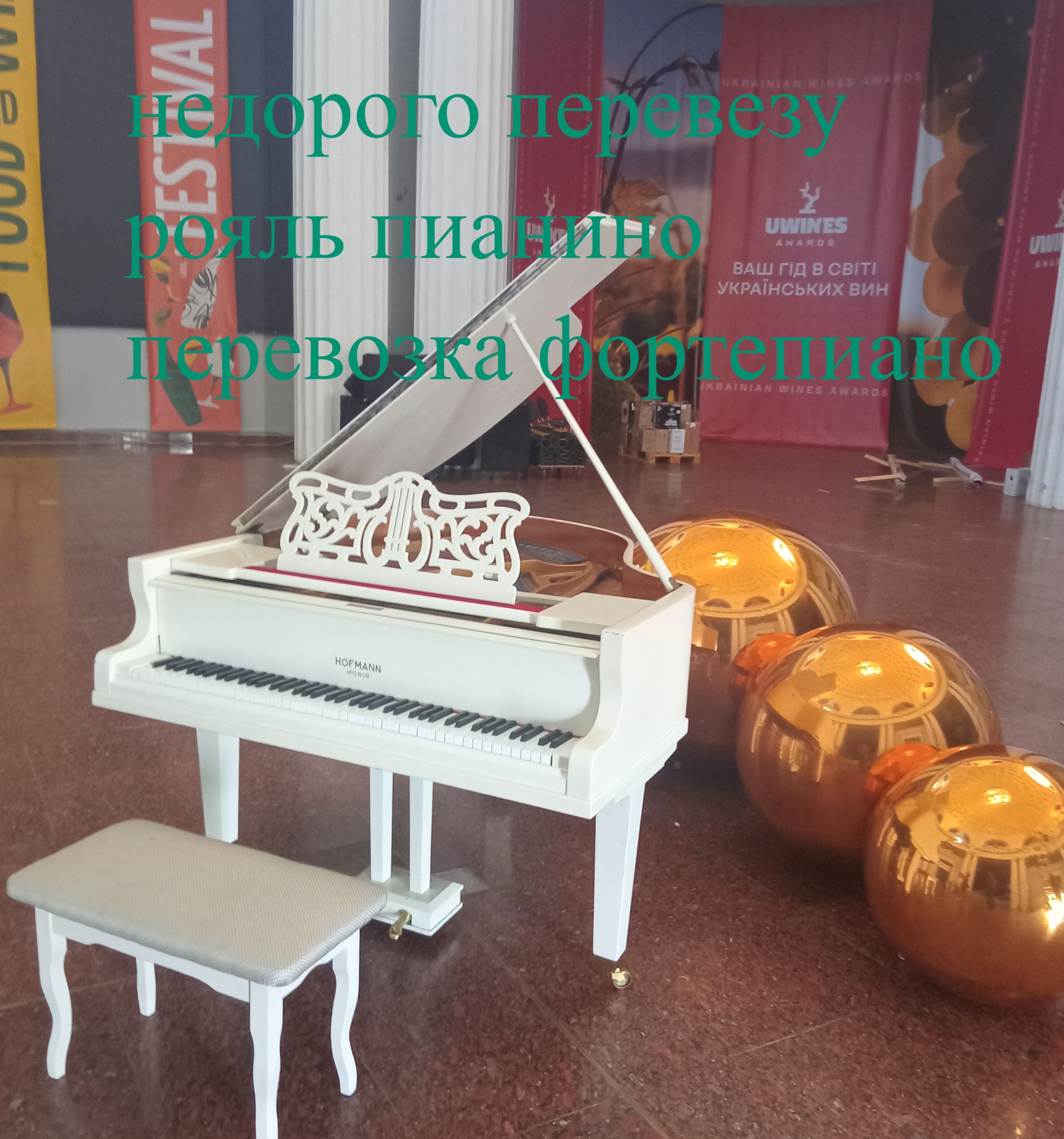 Швидке та термінове перевезення піаніно в Києві